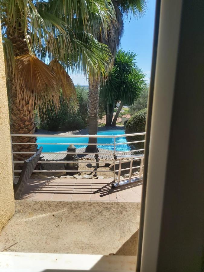 Beautiful Villa With A Stunning View Roujan Exterior foto